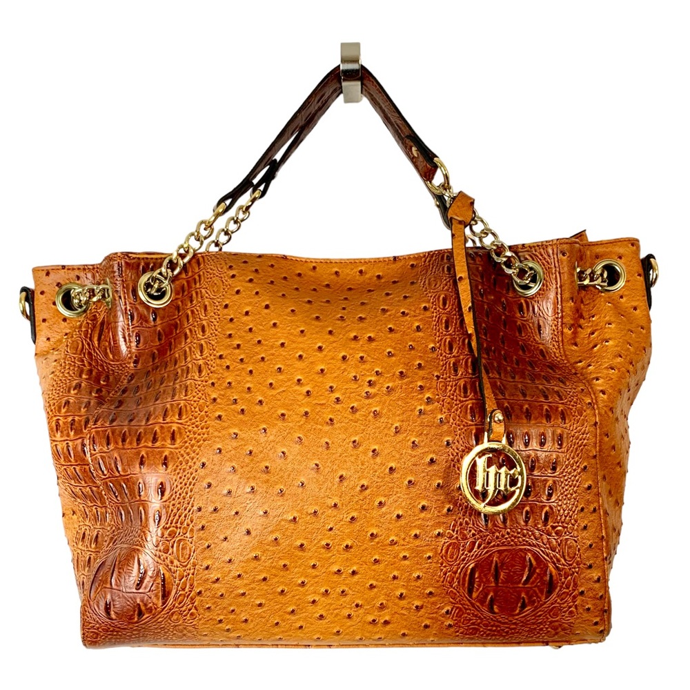 INC International Concepts Faux Croc Shoulder Bag